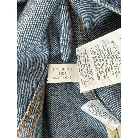 Madewell Classic Denim Jean Jacket Women M NWT Cotton Pockets Long Sleeve Blue‎